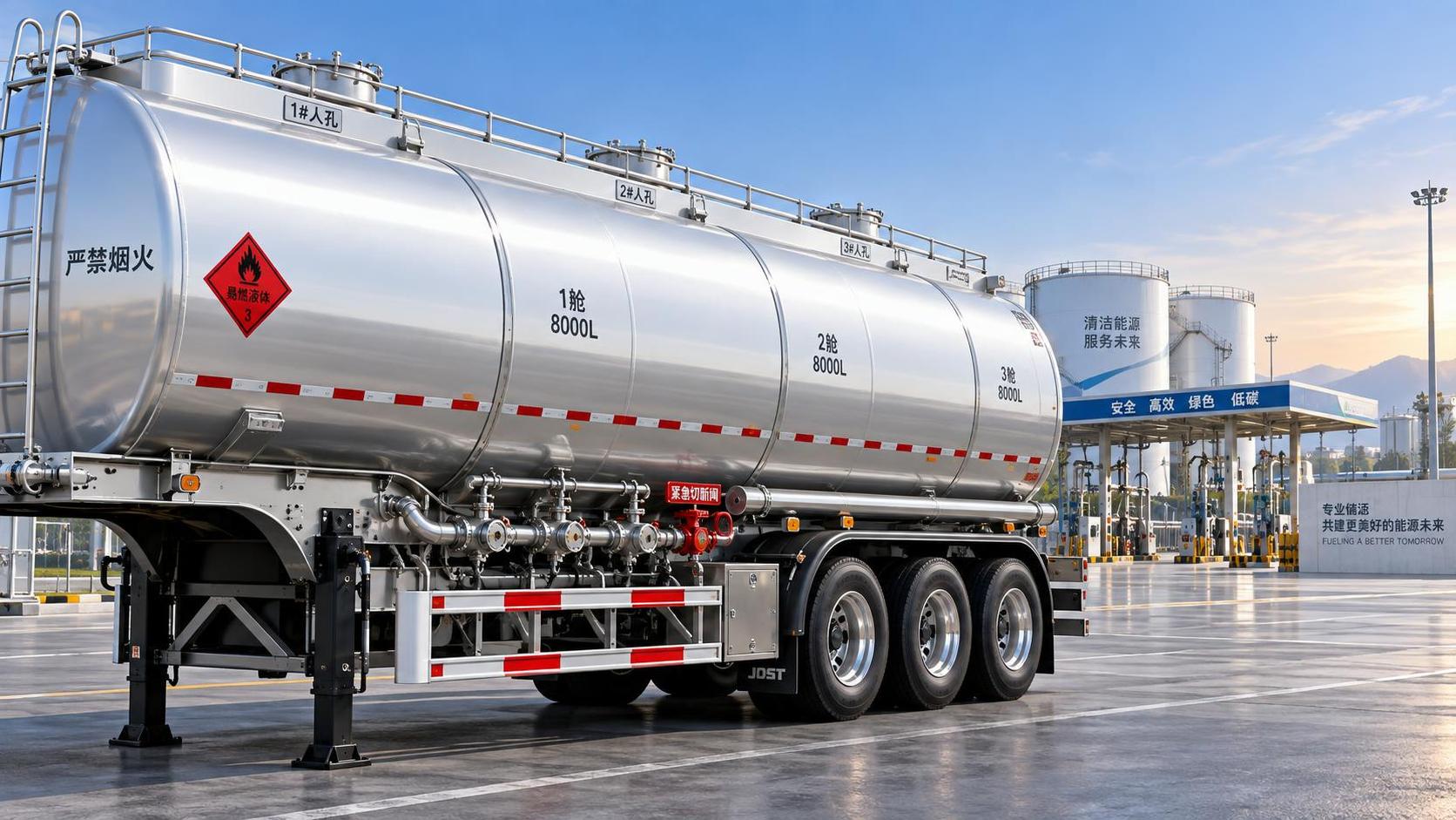 What drives the purchase cost of a 3-Axle 60000L Gooseneck Fuel tanker
