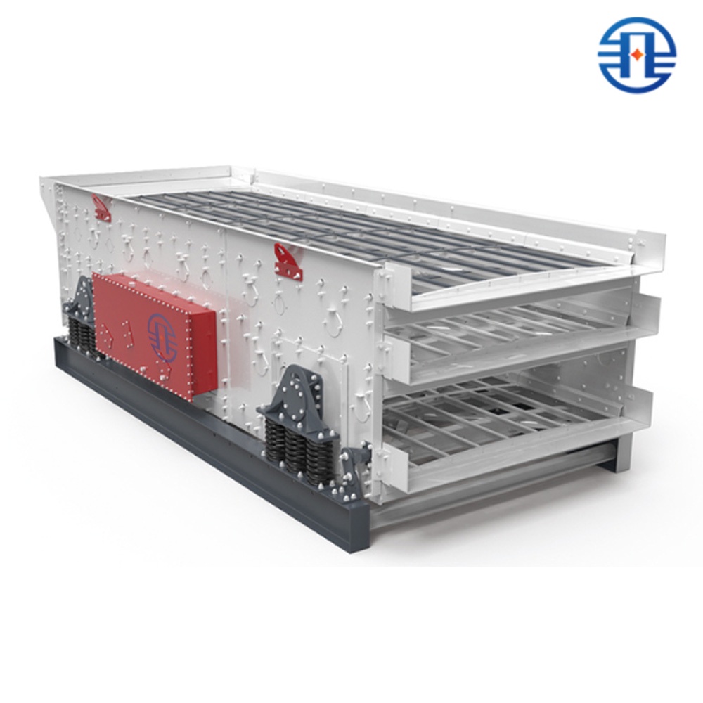 خط إنتاج الركام متعدد الطبقات FEIFAN 200 Tph آلة غربال اهتزازية أفقية OEM بتصميم مخصص ومسار قابل للتعديل