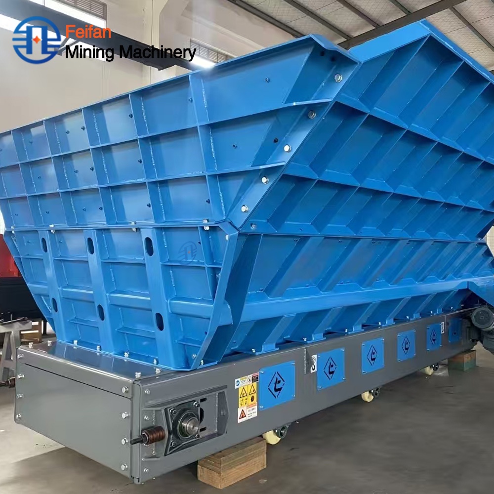 مغذي صفائحي FEIFAN High Precision Transmission TDG-18 للتغذية الكمية في خطوط معالجة الخام الناعم والمواد المسحوقة مغذي صفائحي 