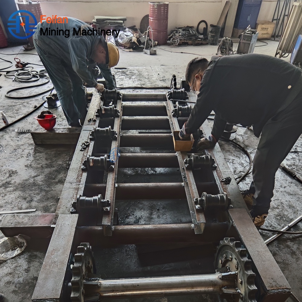 مغذي صفائحي FEIFAN High Precision Transmission TDG-18 للتغذية الكمية في خطوط معالجة الخام الناعم والمواد المسحوقة مغذي صفائحي 