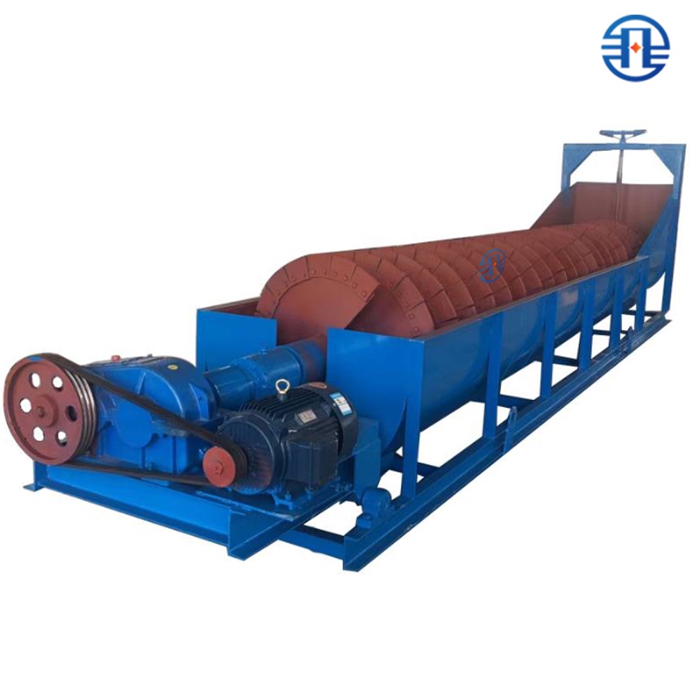 FEIFAN FG12 معدات غسيل قابلة للتخصيص لرمل الكوارتز مع نظام تشغيل بمخفض سرعة وغسالة رمل حلزونية لاستعادة الرمال الناعمة  