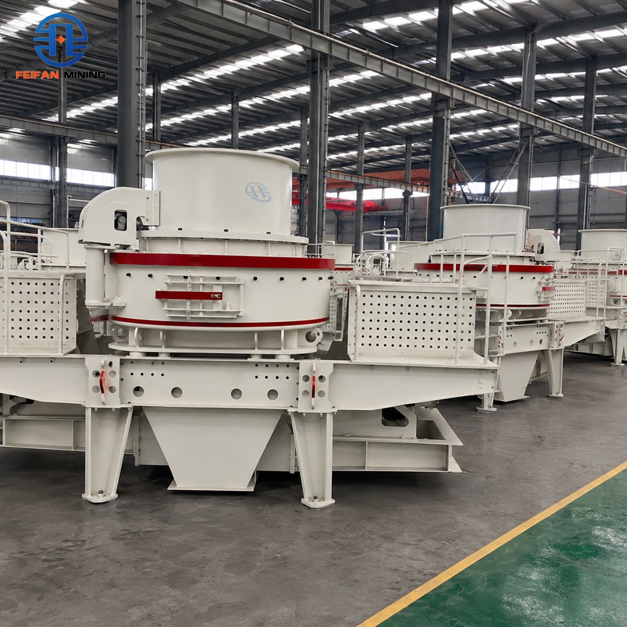 معدات OEM لمناولة المواد بكميات كبيرة VSI-8000 مع دوار مفتوح وتزييت بالزيت الخفيف لآلة المعالجة الدقيقة لخام الكوارتز