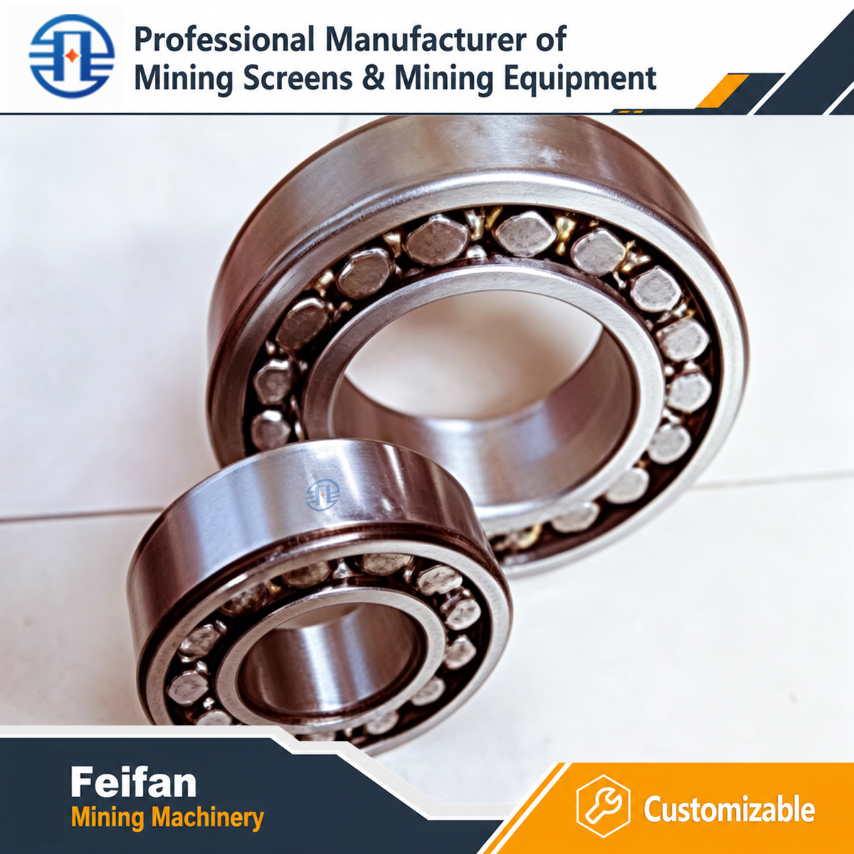 حل FEIFAN OEM الكامل لقطع غيار التآكل لمعدات التعدين للكسارة الفكية والمخروطية والتصادمية ونظام الغربلة
