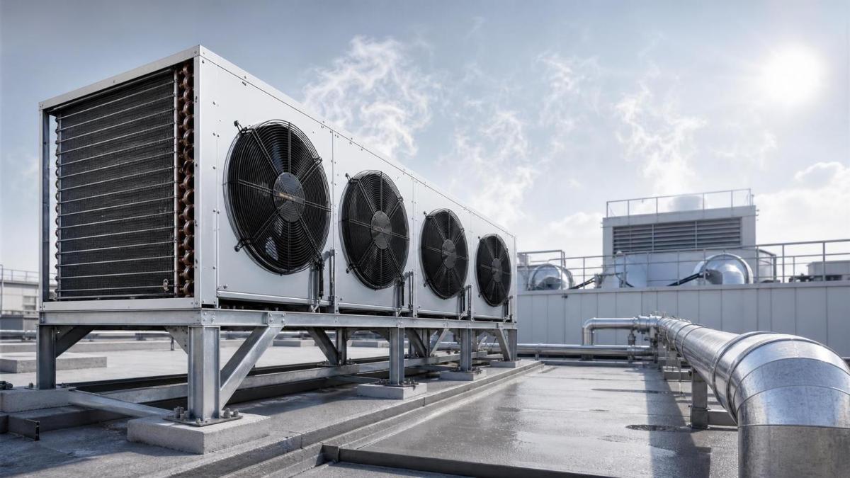 H-Type Condenser 402CD for High Ambient Areas: Key Selection Factors المكثف من النوع H 402CD للمناطق ذات درجات الحرارة المحيطة المرتفعة: عوامل الاختيار الرئيسية