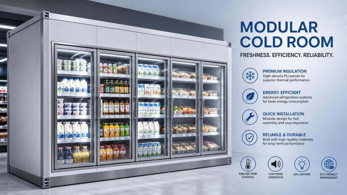 How Demand for Display Cold Room Projects Is Changing in Food Retail كيف يتغير الطلب على مشاريع غرف التبريد للعرض في تجارة التجزئة الغذائية