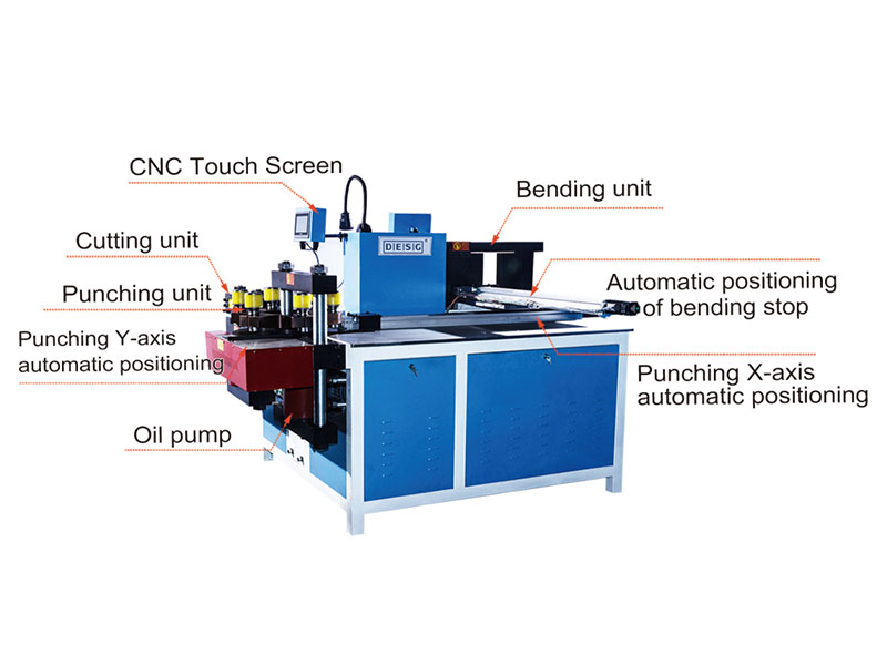 DXJ-50CN PRO آلة ثني قضبان التوزيع CNC