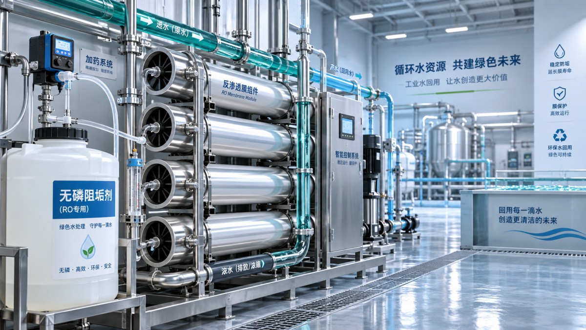 When is a phosphorus-free RO antiscalant right for water reuse? متى يكون مانع الترسّب RO الخالي من الفوسفور مناسبًا لإعادة استخدام المياه؟