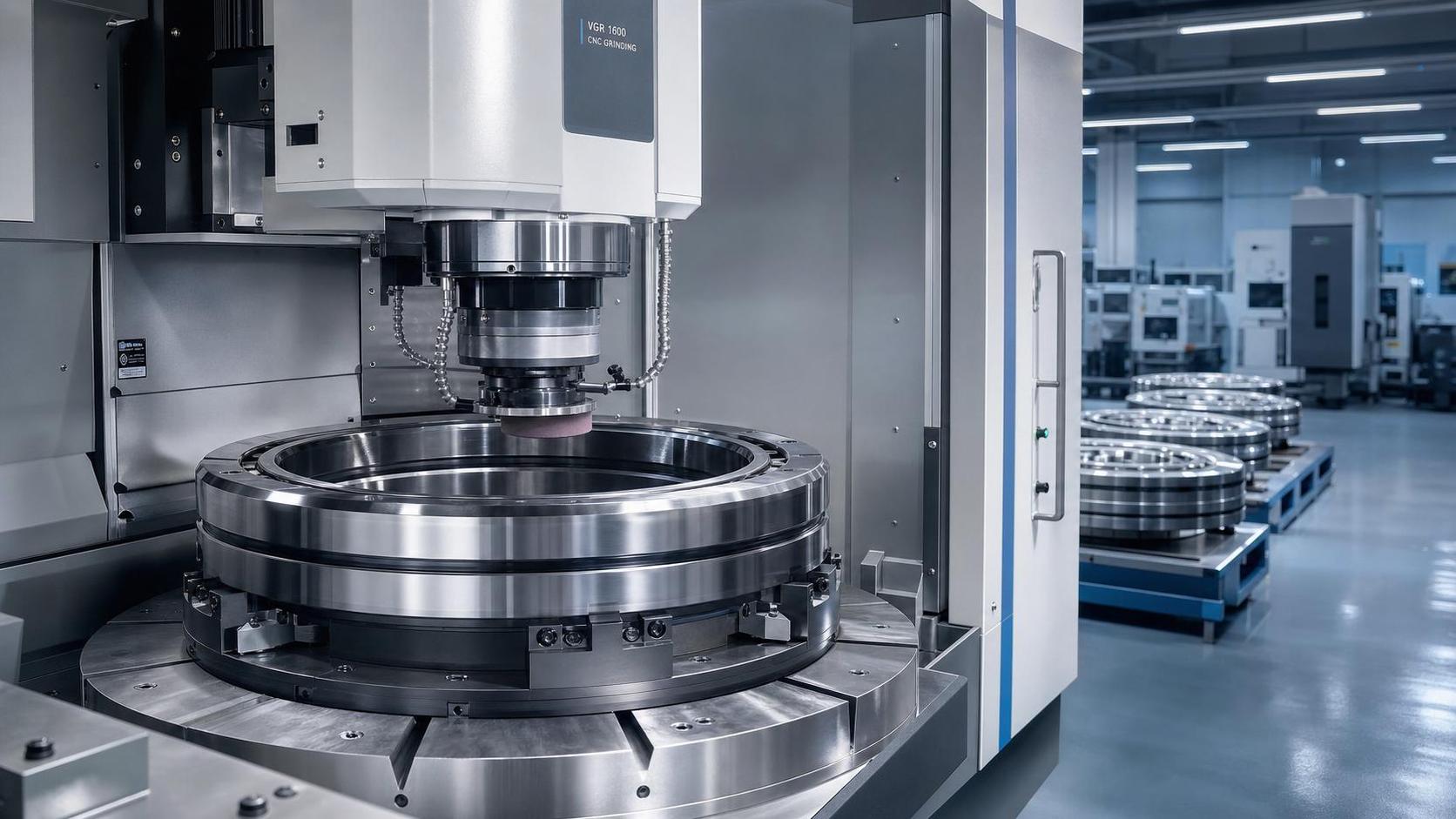 تطبيقات الجلّاخة الرأسية CNC لمكونات المحامل عالية الدقة