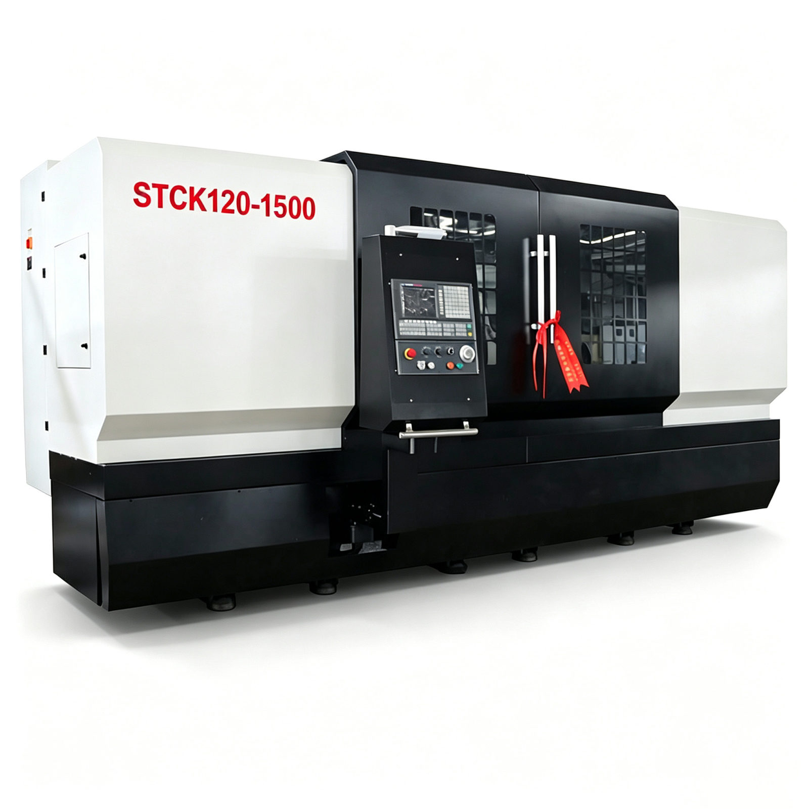 مخرطة سرير مسطح ثنائية الرأس STCK120-1500