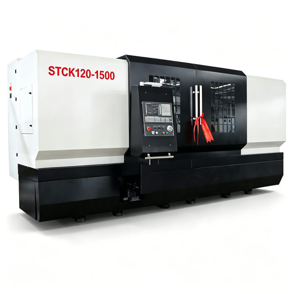 مخرطة سرير مسطح ثنائية الرأس STCK120-1500