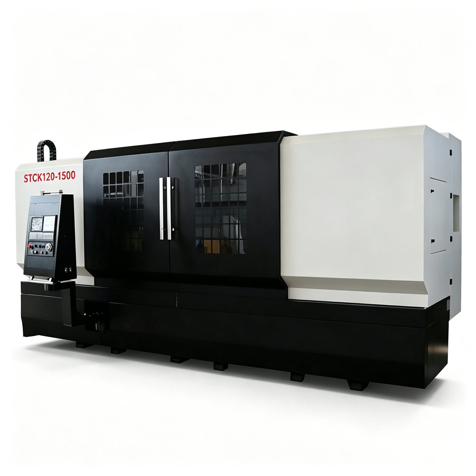 مخرطة سرير مسطح ثنائية الرأس STCK120-1500