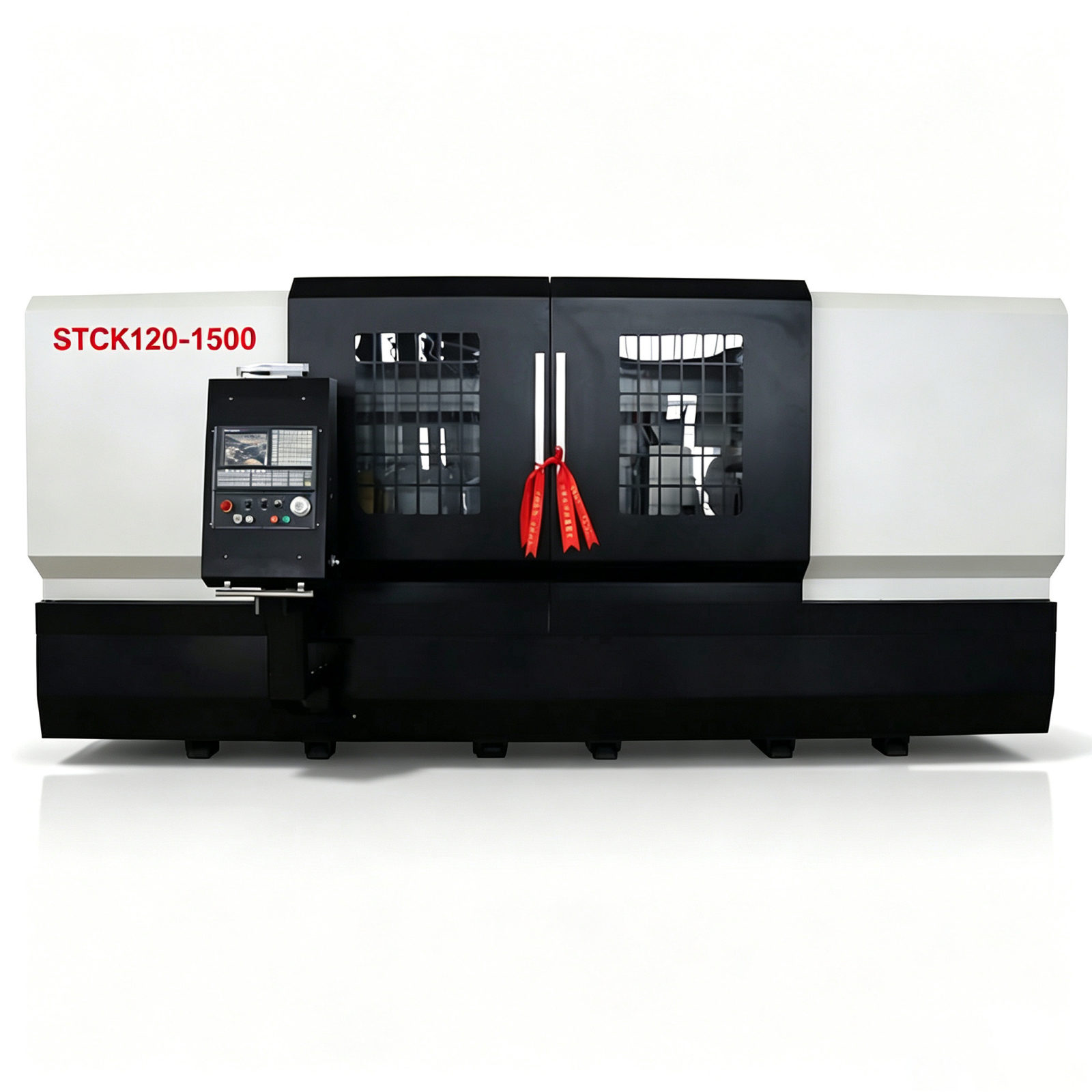 مخرطة سرير مسطح ثنائية الرأس STCK120-1500