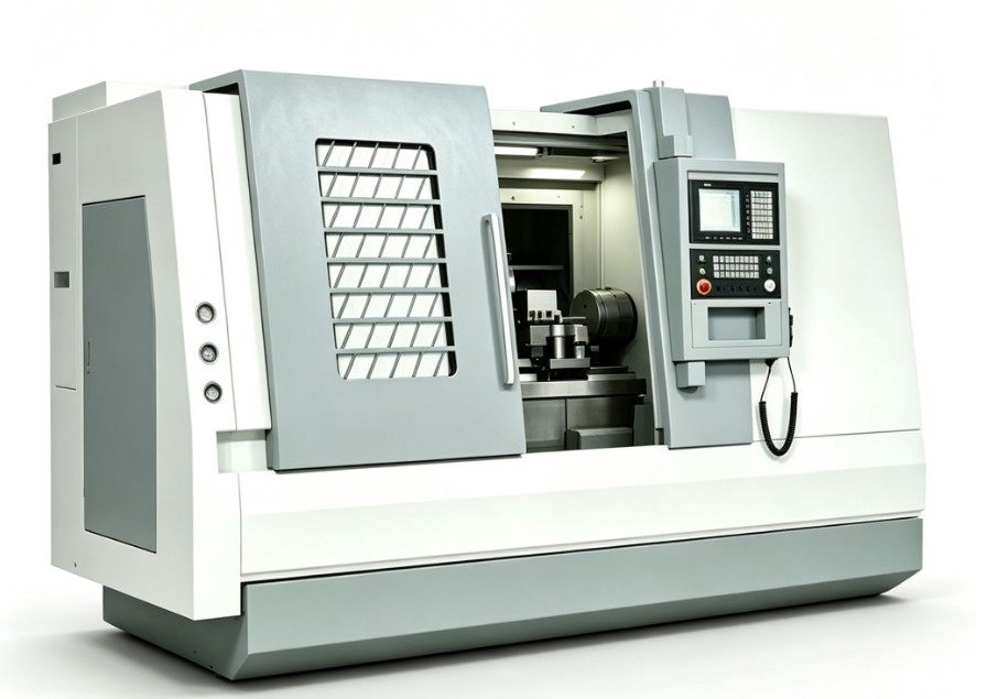 مخرطة CNC بسرير مائل TCK45