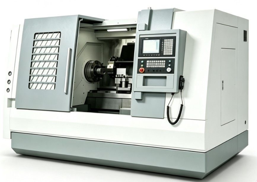 مخرطة CNC بسرير مائل TCK45