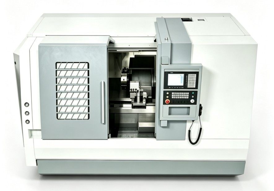 مخرطة CNC بسرير مائل TCK45