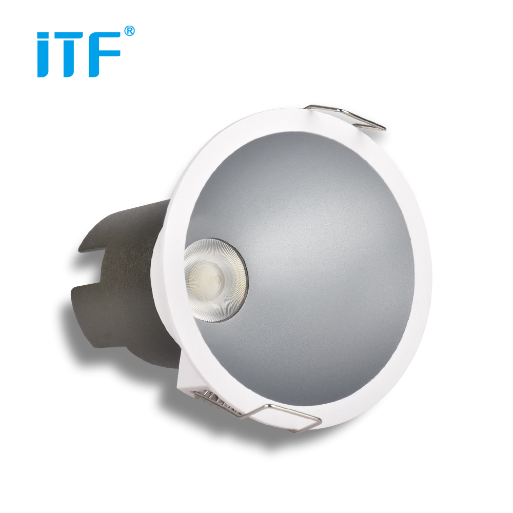 Narrow edge anti glare downlight