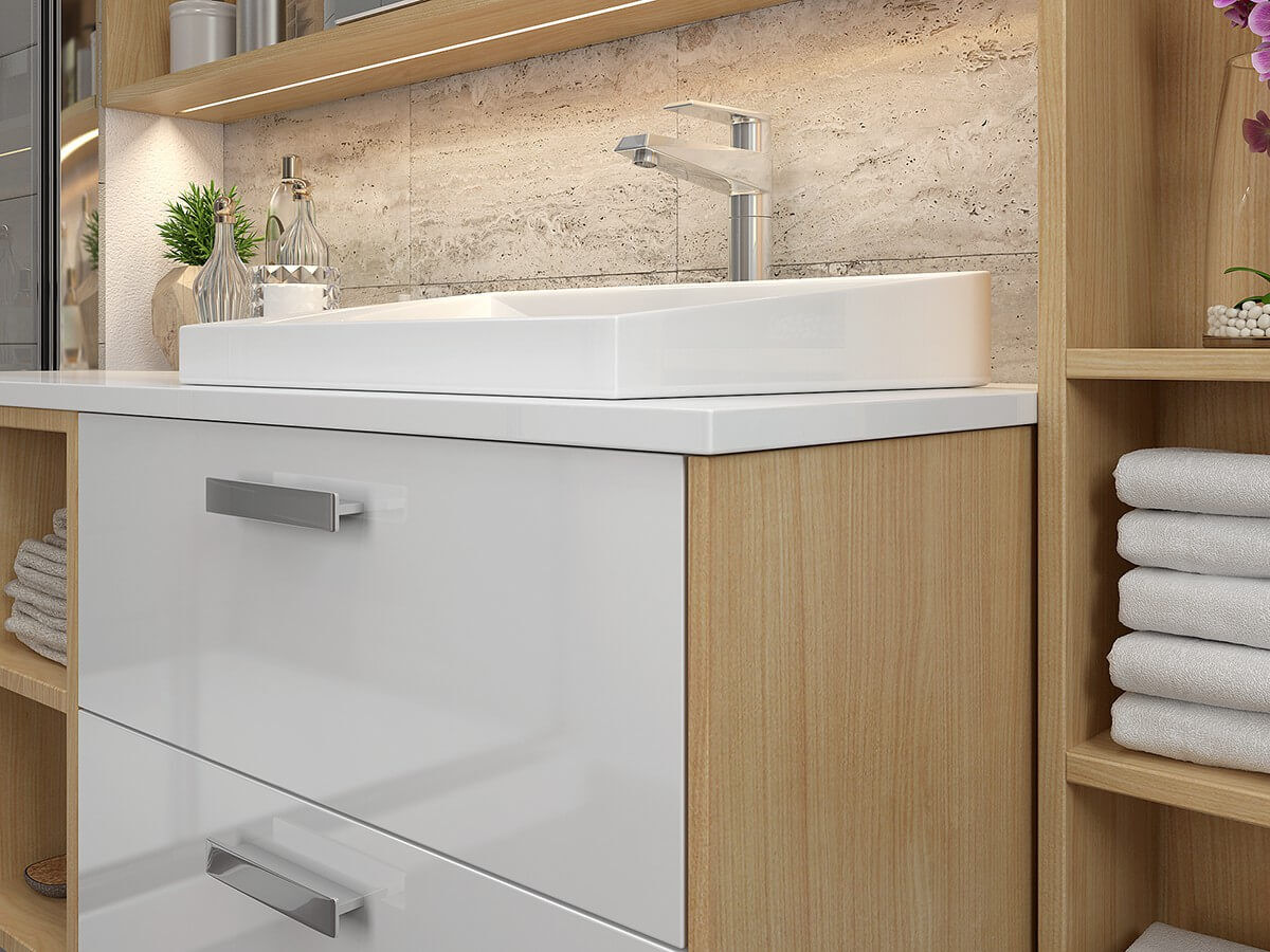 High Glossy Bathroom Cabinet DS21-WY01