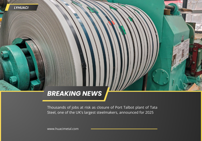 Thousands of jobs at risk as closure of Port Talbot plant of Tata Steel, one of the UK's largest steelmakers, announced for 2025