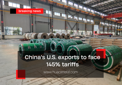 China's U.S. exports to face 145% tariffs