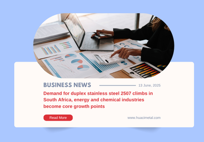 Demand for duplex stainless steel 2507 climbs in South Africa, energy and chemical industries become core growth points