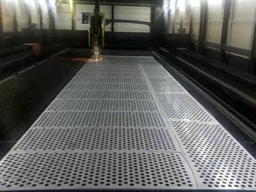 Laser Cutting On Stainless Steel Sheet