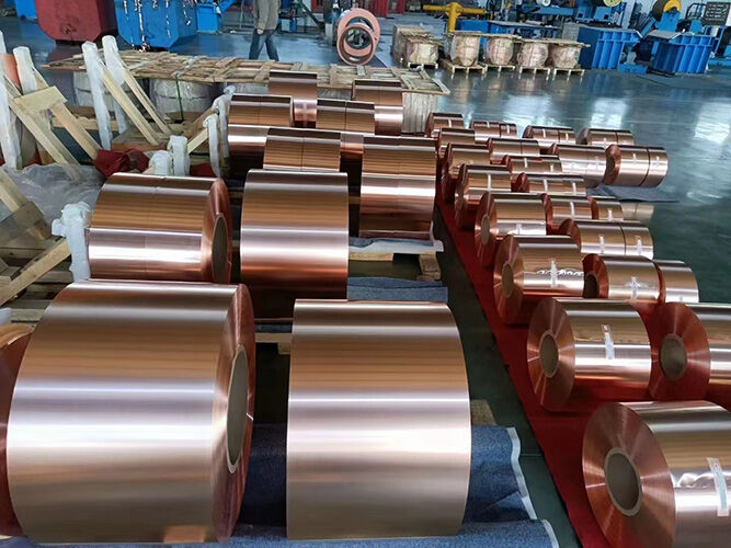 Copper coil copper strip