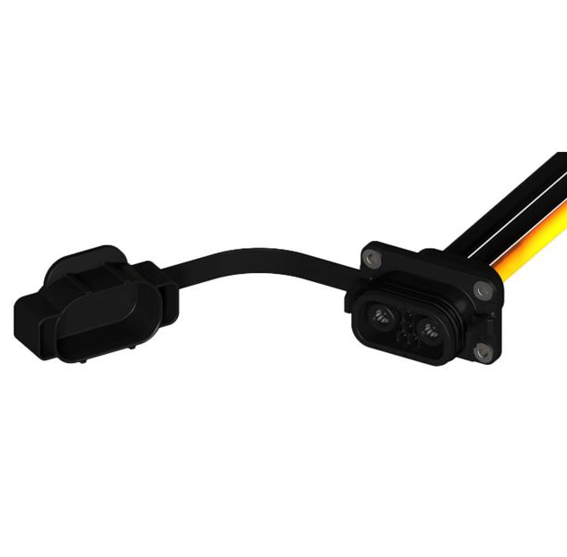 609-AU10169535-J24CBLF-ND كابل 6 خطوط 0.67 '(0.20 متر) 7.87 "حزمة أسلاك مناسبة على نطاق واسع لحماية البيئة الخضراء RCD