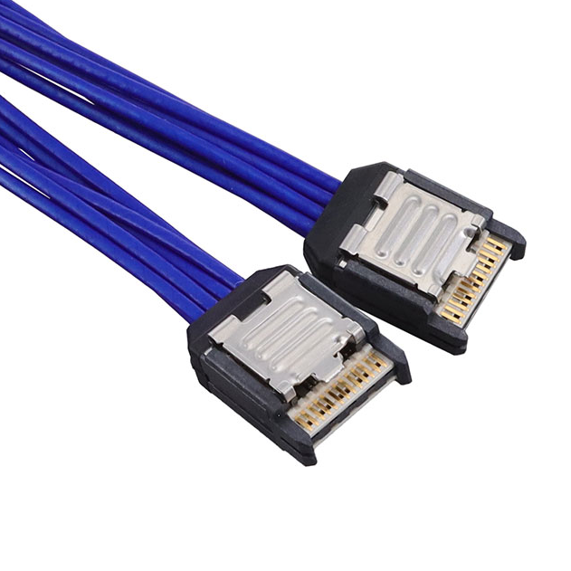 ARC6-08-24.0-24.0-LU-LD-2-1 8 18 موضع توصيل من قابس إلى قابس 2.00 بوصة (609.60 مم) سلك أزرق محمي بمواد عالية الجودة وأداء مستقر RCD