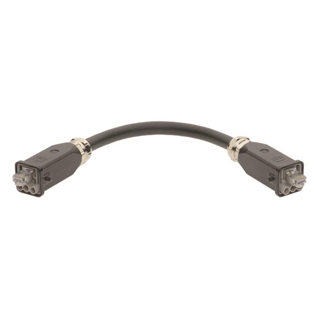 33572110200001 كابل RJ45 قابس RJ45 وملامس طاقة إلى قابس RJ45 وملامس طاقة 8 إشارات، 3 خطوط طاقة 65.62 بوصة (20.00 م) قابلة للتطبيق على نطاق واسع بمواصفات كاملة RCD