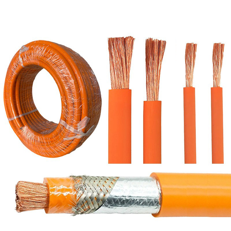 كابل طاقة السيارات الكهربائية من فئة الطاقة الجديدة، مقاسات من 25 إلى 150 متر مربع، سلك سيليكون مطاطي XLPE عالي الجهد 1500 فولت تيار مستمر، أسلاك إلكترونية لتخزين طاقة السيارات، حزمة أسلاك ذات تطبيقات واسعة، مواصفات كاملة RCD