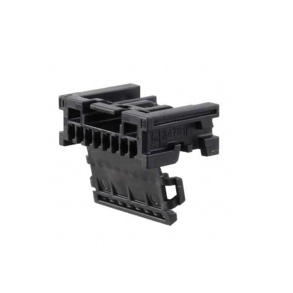 متوفر في المخزون HSG PH2.0mm 1*8P أسود صف واحد PBT Molex P/N 34791-0080 RCD