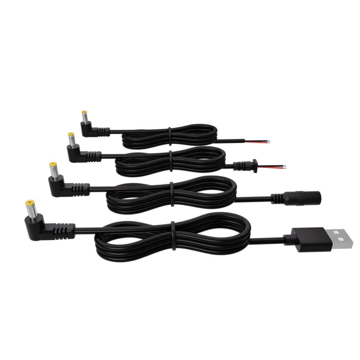 كابل شحن تيار مستمر للروبوتات بالجملة، كابل تمديد للأجهزة الصغيرة، سلك طاقة USB بزاوية مرفق على شكل شوكة رنانة 3.5*1.35، ضفيرة أسلاك مصنوعة من مواد عالية الجودة، أداء مستقر RCD