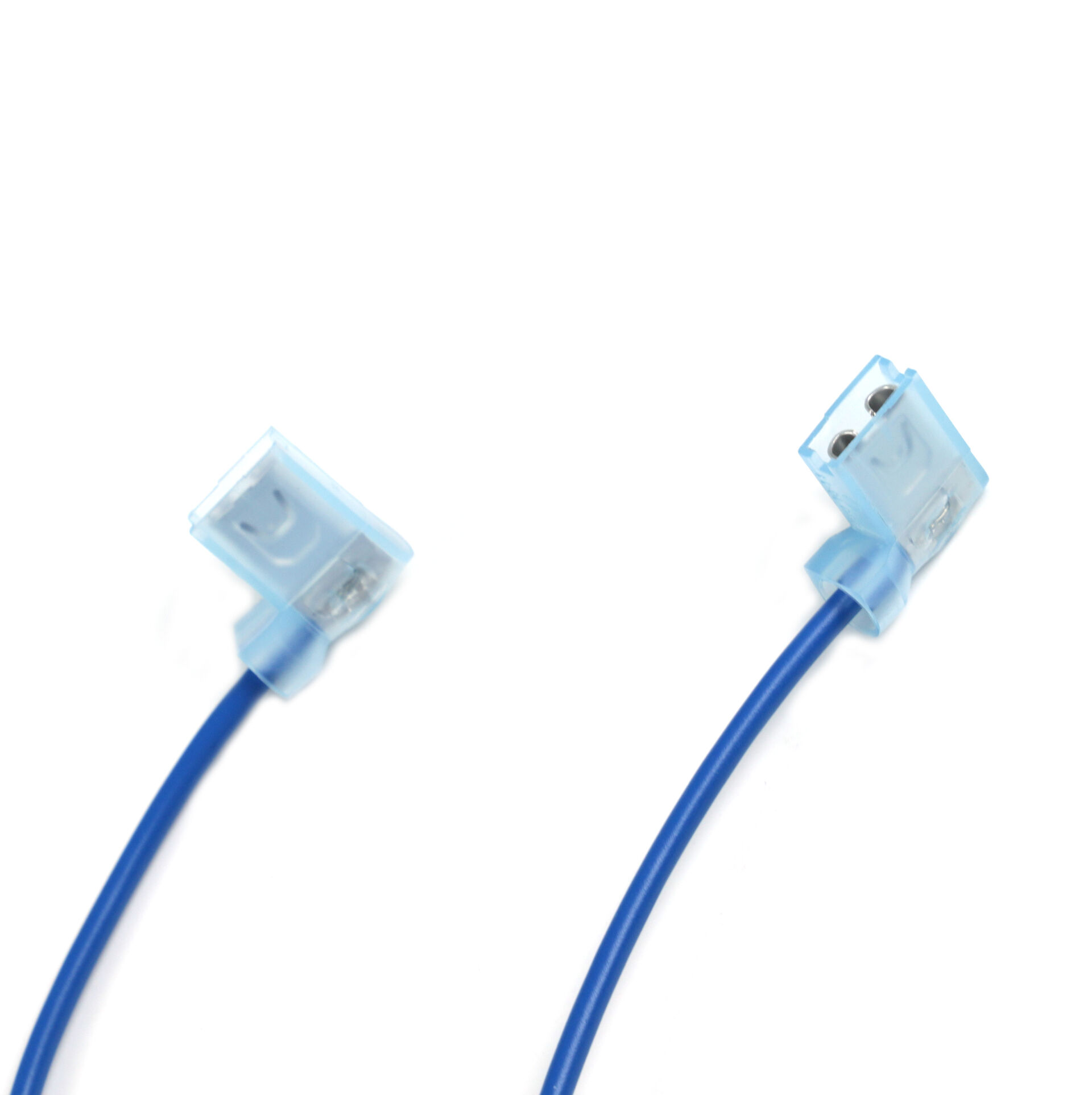 10 × 6.3 مللي متر افصل سريع أنثى بأسمائها النهائية موصل تجعيد 15 سنتيمتر سلك