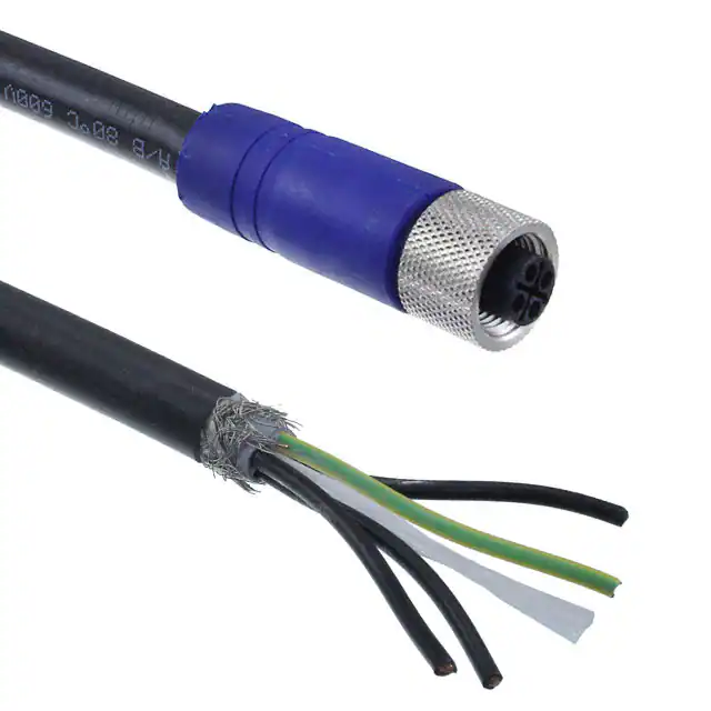 M12 أنثى الطاقة أحادي الطرف Cordset CBL 4POS FMALE إلى سلك 16.4 M12 أنثى الطاقة أحادي الطرف Cordset CBL 4POS FMALE إلى سلك 16.4