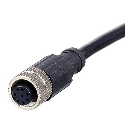 كابل موصل الطيران M12 لمعدات الإشارة LED الصناعية