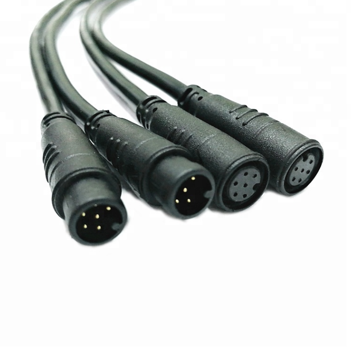 Custom IP67 cable waterproof 5-pin 6-pin connector