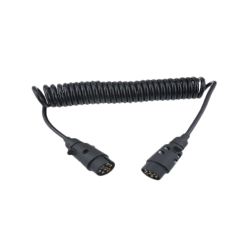 حجم مخصص 7 دبوس التوصيل والمقبس على حد سواء تجميع كابل حلزوني