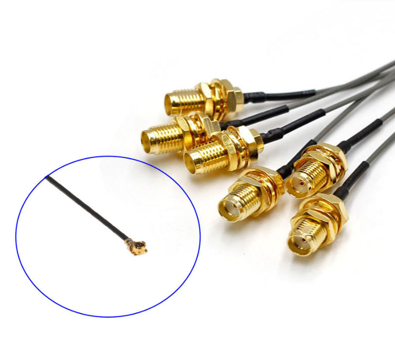 حزمة كبلات من SMA إلى موصل كابل IPEX UFL 1.13