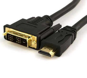 موصل مطلي بالذهب عالي الجودة 30awg كابل HDMI إلى DVI-D
