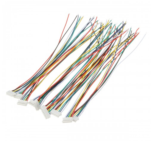 موصل JST صغير الحجم 1.5 مم zh 6 سنون وسلك وكابل 15 سم موصل JST صغير الحجم 1.5 مم zh 6 سنون وسلك وكابل 15 سم