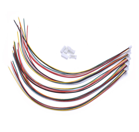 مايكرو JST 2.0 PH 6-Pin ذكر / أنثى قابس موصل مع أسلاك كبلات 300MM الطرفية مايكرو JST 2.0 PH 6-Pin ذكر / أنثى قابس موصل مع أسلاك كبلات 300MM الطرفية