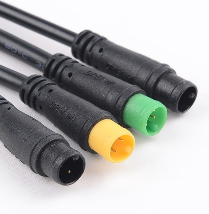 IP65 موصل دراجة كهربائية ذكر وأنثى 2 بوصة تجميع كابل مقاوم للماء