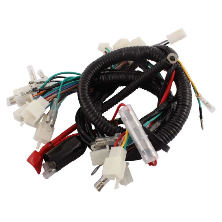 تسخير الأسلاك الكهربائية الرئيسية مع أنبوب قابل للانكماش الحراري موصل صندوق الصمامات