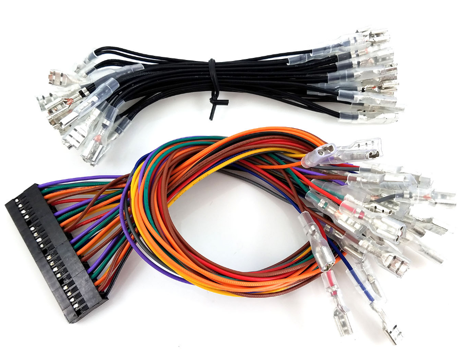 سلك سلسلة ديزي أسود مع موصل مجرفة مقاس 0.187 بوصة (4.8 مم) للتوصيل الأرضي