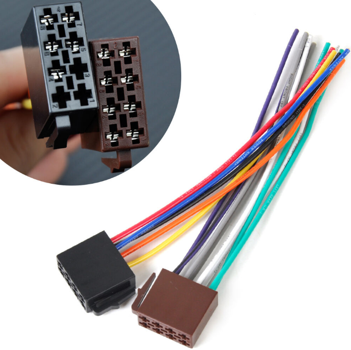 العالمي للسيارة ISO سلك تسخير أنثى محول موصل نظام ستيريو كابل