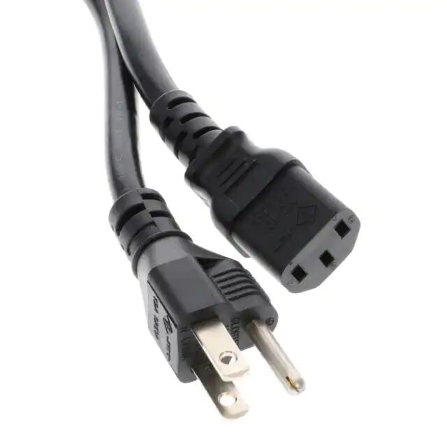 مجموعة كبل الطاقة NEMA 5-15p إلى IEC 320-c13 16 AWG