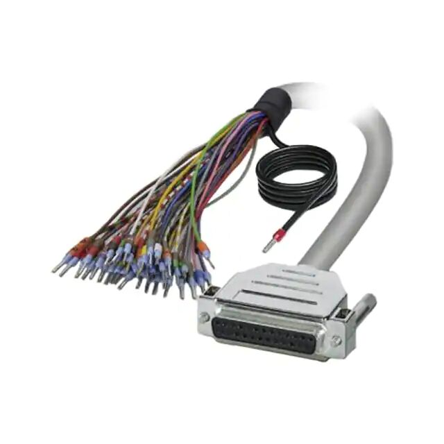 مجموعة كبل D-sub DB25 رمادي دائري واحد ستراند مقبس أنثى إلى موصل واحد مجموعة كبل D-sub DB25 رمادي دائري واحد ستراند مقبس أنثى إلى موصل واحد