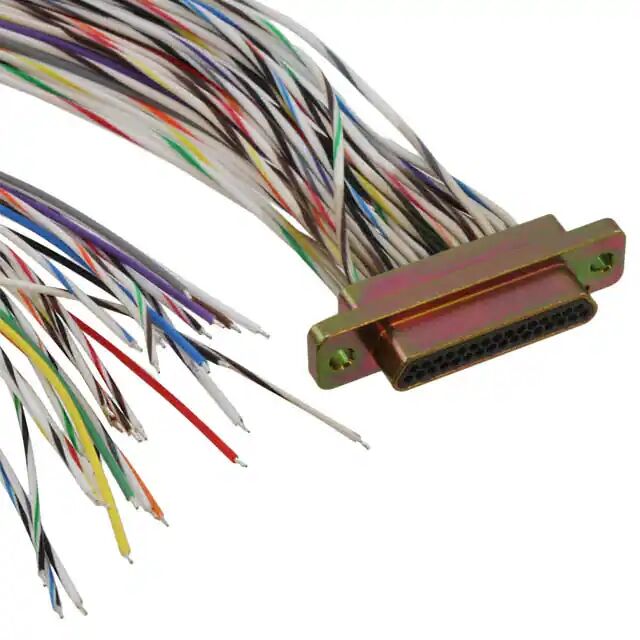 مجموعة كبل D-sub مطلية بالذهب دبوس ذكر إلى سلك واحد مجموعة كبل D-sub مطلية بالذهب دبوس ذكر إلى سلك واحد