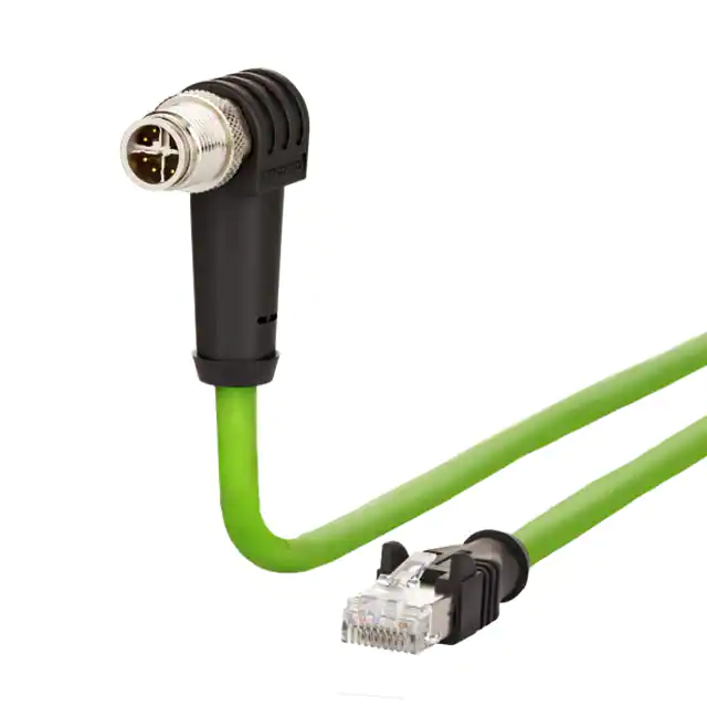 قابس كابل إيثرنت الصناعي M12 M12 مباشرة إلى قابس RJ45 بشكل مستقيم قابس كابل إيثرنت الصناعي M12 M12 مباشرة إلى قابس RJ45 بشكل مستقيم