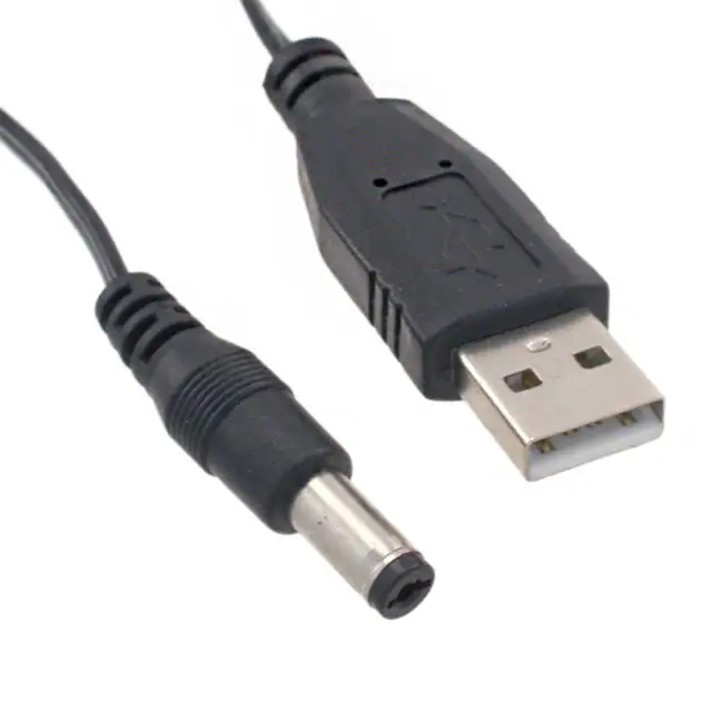 USB A قابس لقابس تيار مستمر 22 AWG UL2468 ملامسات زنبركية بأسلوب قولبة USB A قابس لقابس تيار مستمر 22 AWG UL2468 ملامسات زنبركية بأسلوب قولبة